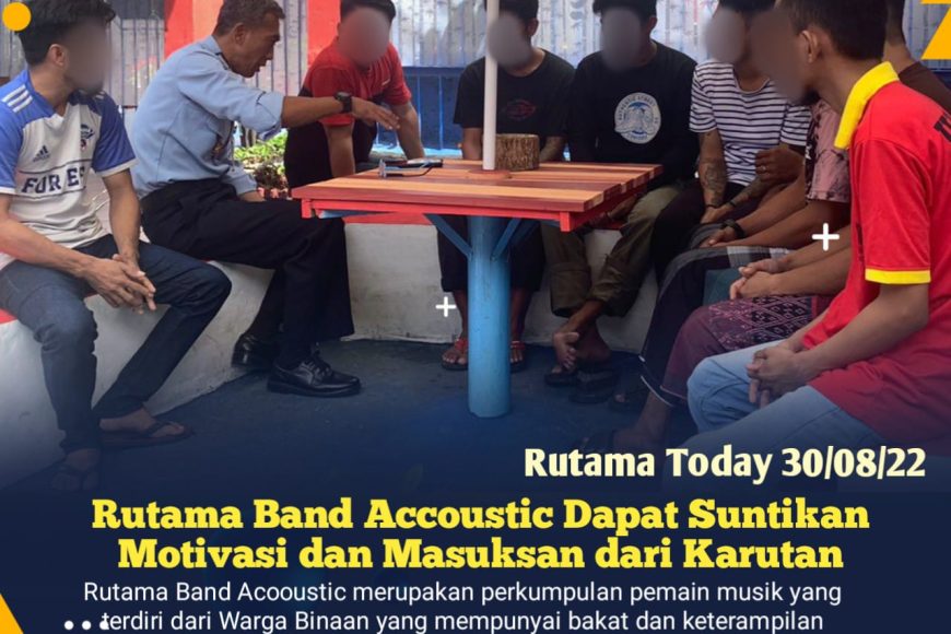 Rutama Band Accoustic Dapat Suntikan Motivasi dan Masuksan dari Karutan