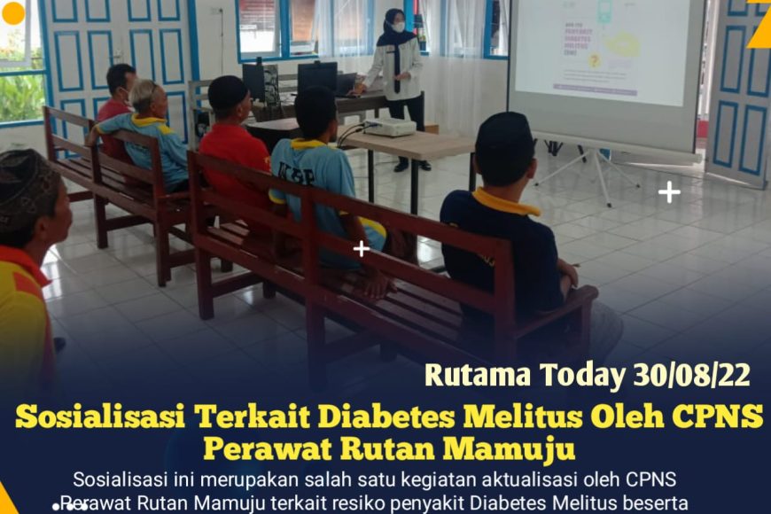 Sosialisasi Terkait Diabetes Melitus Oleh CPNS Perawat Rutan Mamuju