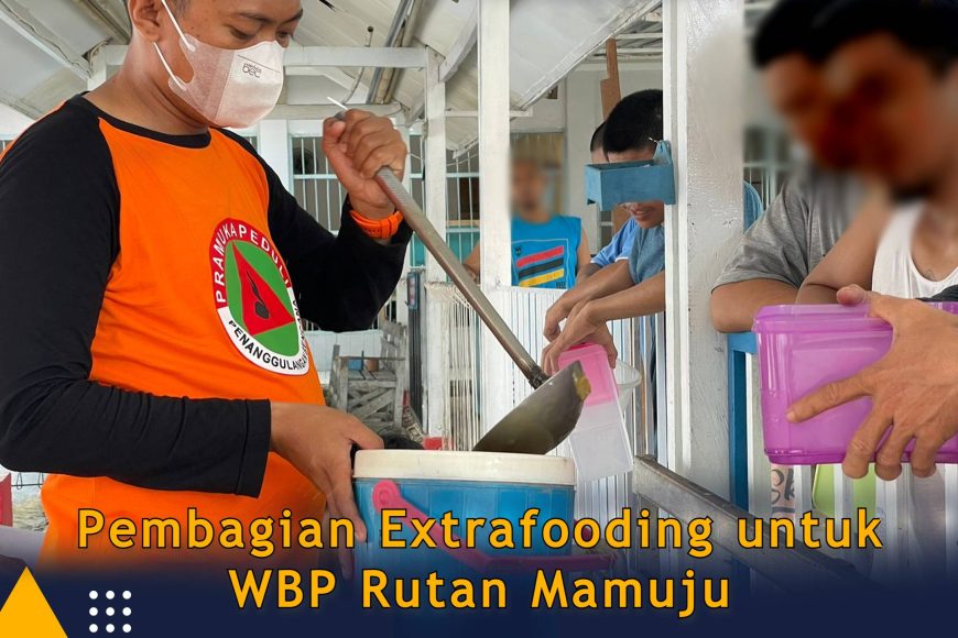 Pembagian Extrafooding untuk WBP Rutan Mamuju