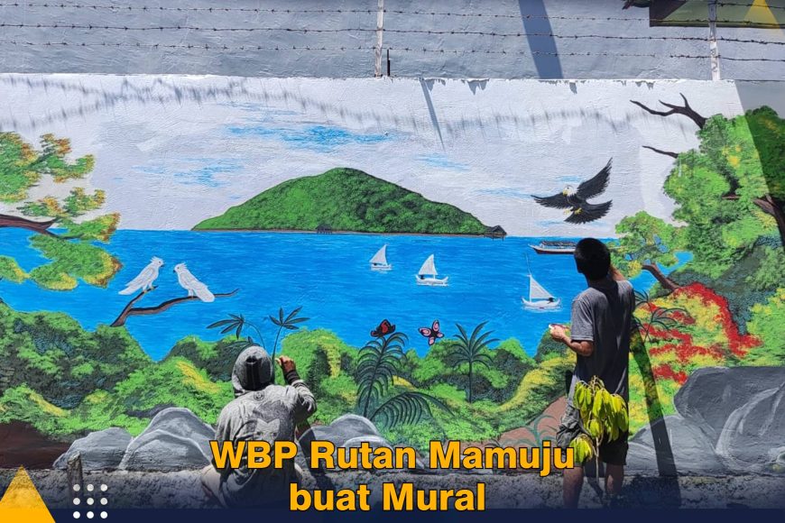 WBP Rutan Mamuju buat Mural