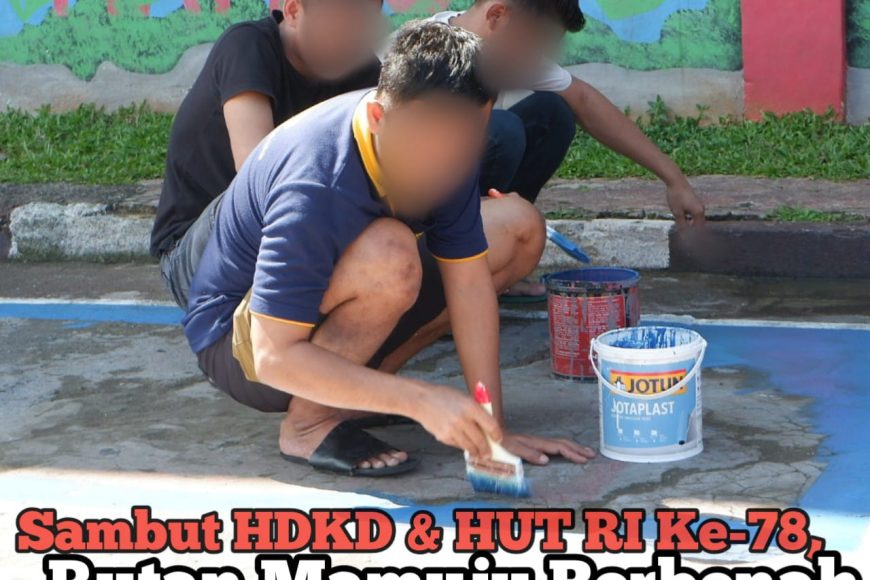 SAMBUT HDKD & HUT RI KE-78, RUTAN MAMUJU BERBENAH